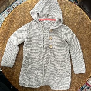 Tucker + Tate knit hooded jacket for girls 5T hoodie sweatshirt